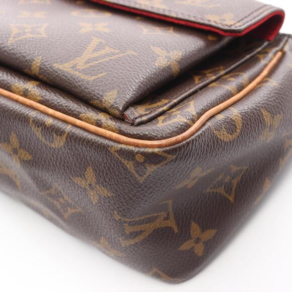 LOUIS VUITTON Brown Monogram Leather Shoulder Bag - Picture 9 of 14